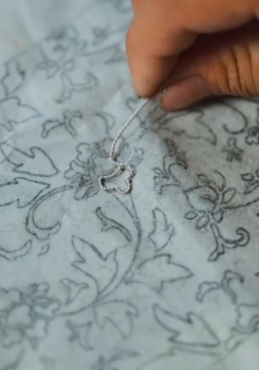 Нанесение орнамента Нанесение орнамента