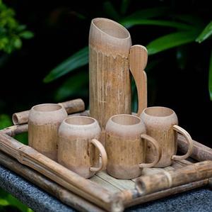 бамбуковый чайный сервиз.