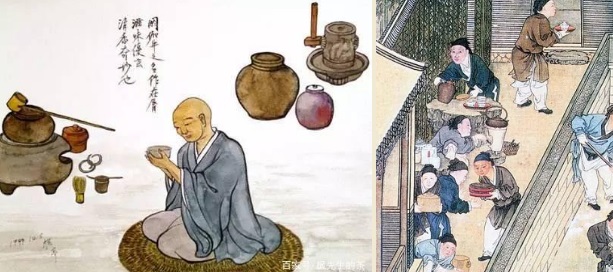 приготовление чая в древнем Китае