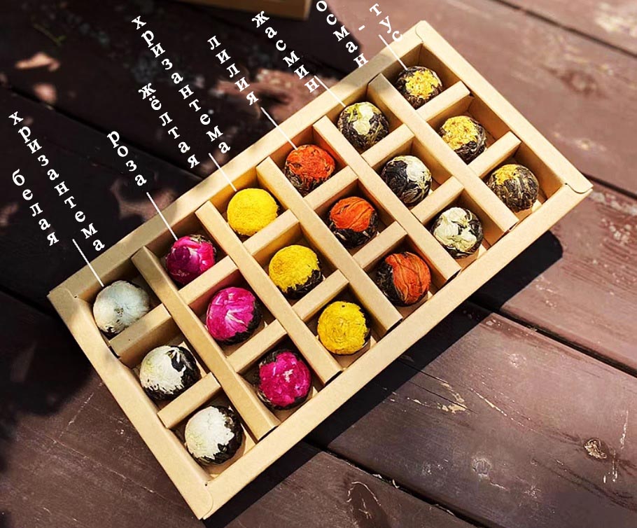 Набор связанного чая