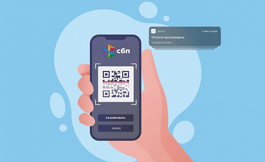 Оплата по QR-коду через СБП